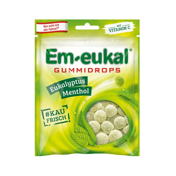 Gummidrops Eukalyptus Mentol 90g
