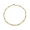 Halsband Gul Jade 6mm