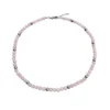 Halsband Rosenkvarts 6mm