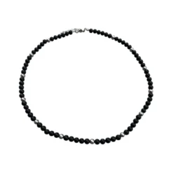 Halsband Svart Onyx 6mm