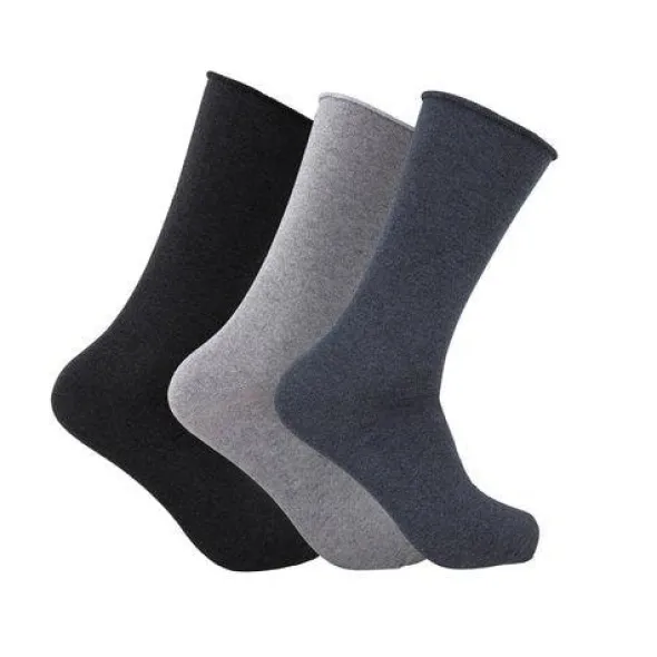Herrstrumpor utan resår 3-pack 40-45