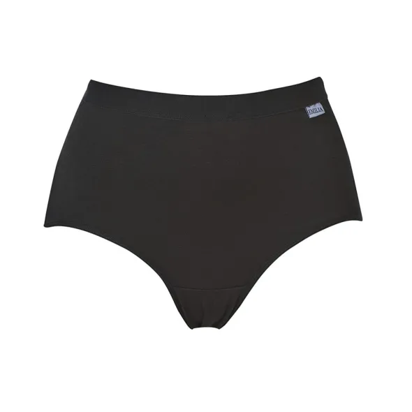 High Waist trosa bambu Svart L
