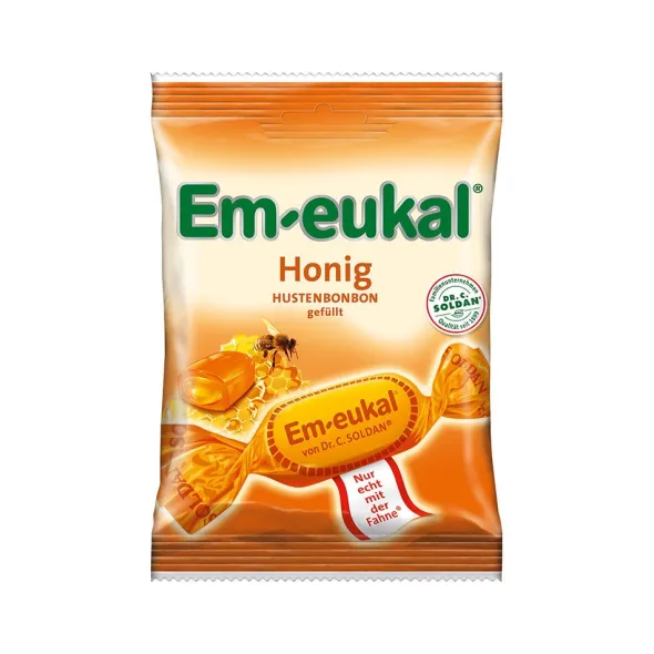 Honung Fyllda Halstabletter 75g