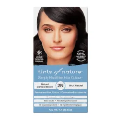 Hårfärg 2N Natural Darkest Brown