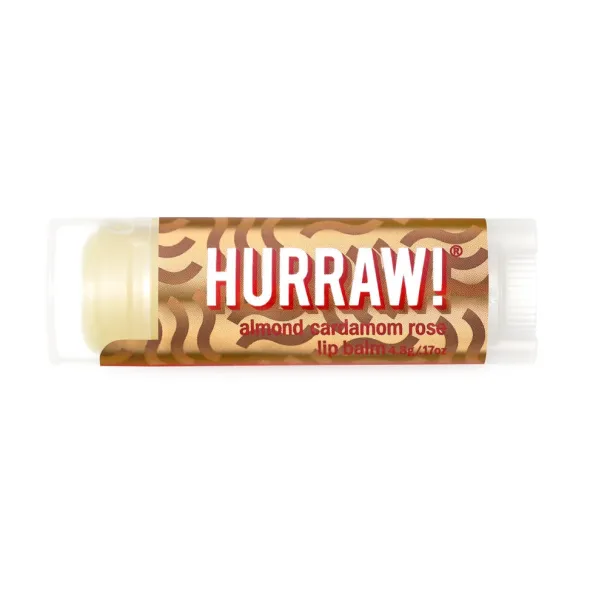 Hurraw Lip Balm Almond Cardamom Rose 4,8g