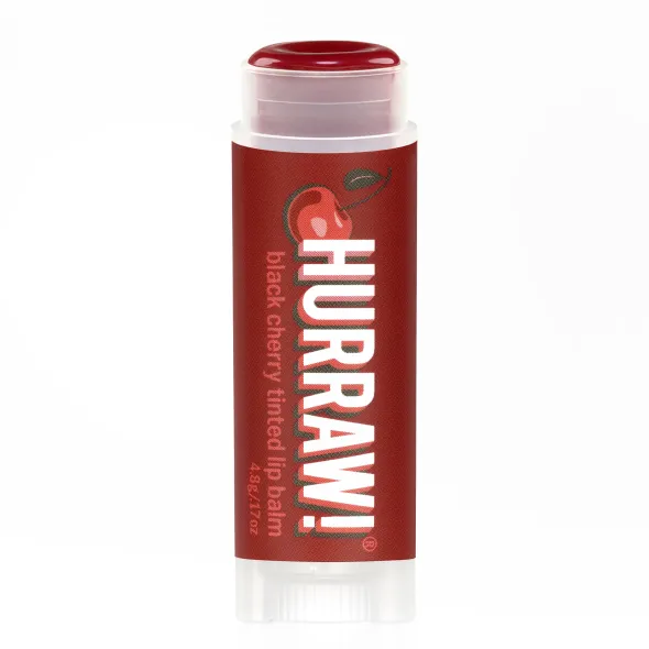 Hurraw Lip Balm Black Cherry Tinted 4,8g
