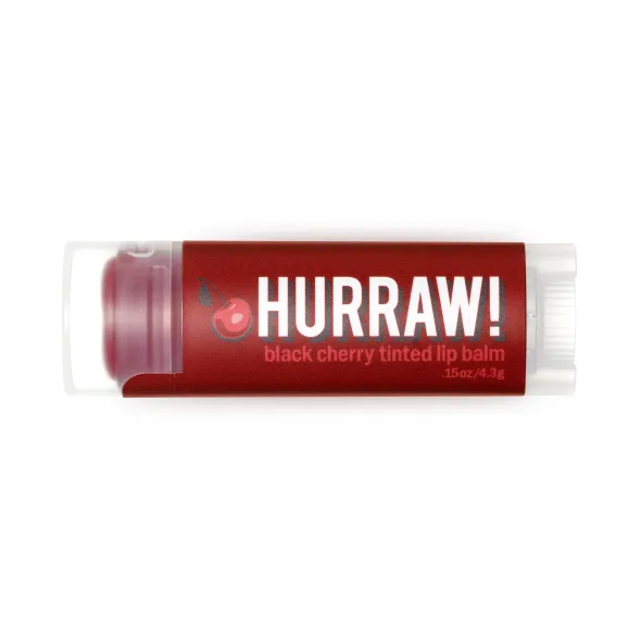 Hurraw Lip Balm Black Cherry Tinted 4,8g