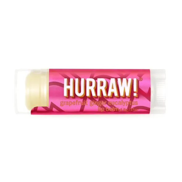 Hurraw Lip Balm Grapefruit Ginger Eucalyptus 4,8g