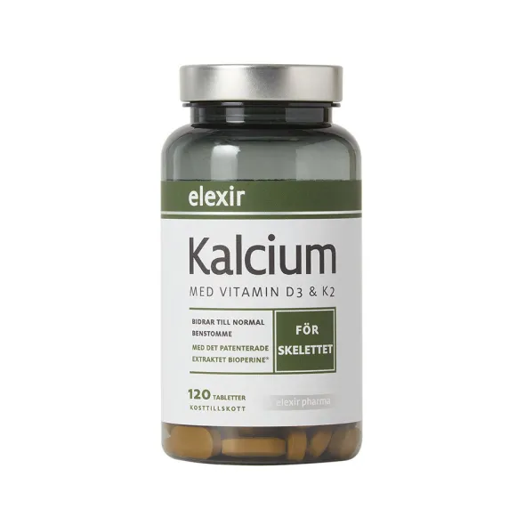 Kalcium D3 K2 120 tabletter