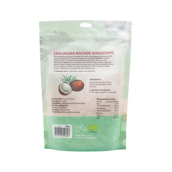 Kokoschips Rostade Premium 250g