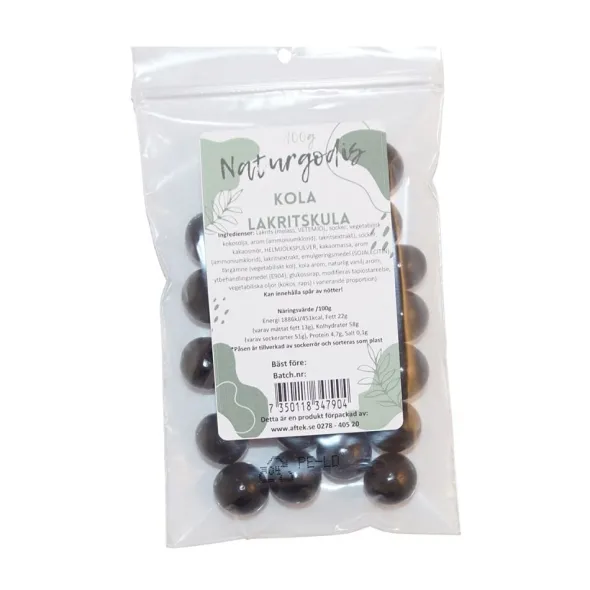 Kola Lakritskula 100g