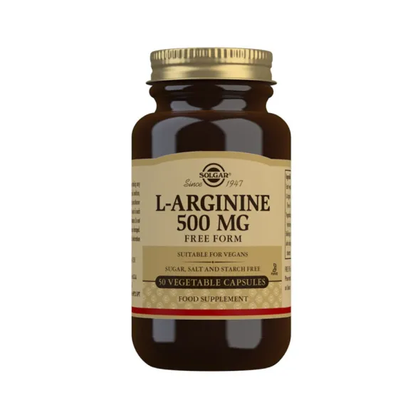 L-Arginine 500 mg 50 kapslar