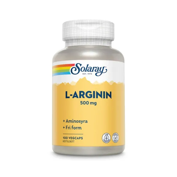 L-Arginin 500mg 100 kapslar