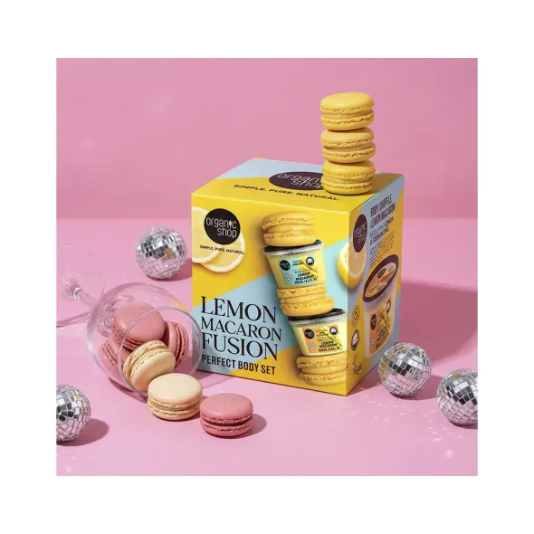 Lemon Macaron Fusion. Perfect Body Set, 250 ml/250 ml