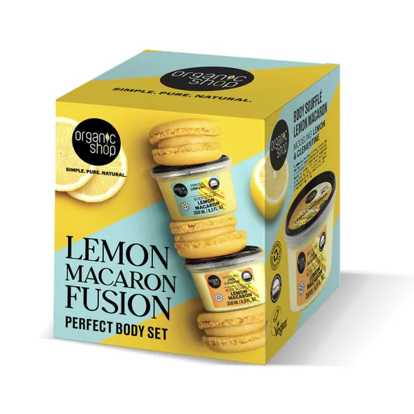 Lemon Macaron Fusion. Perfect Body Set, 250 ml/250 ml