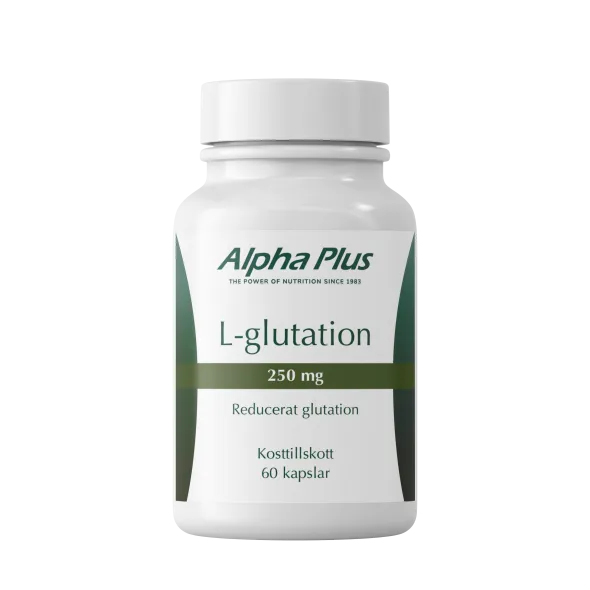 L-glutation 250 mg 60 kapslar
