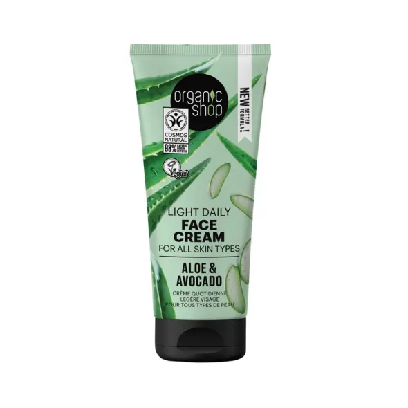 Light Daily Face Cream Avocado & Aloe 50ml