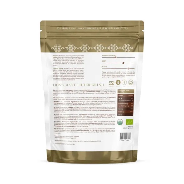 Lion's Mane Coffee filter grind 227g