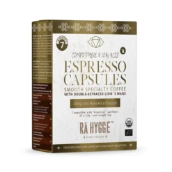 Lion's Mane Low-Acid Compostable Coffee Capsules (10x5,7g)