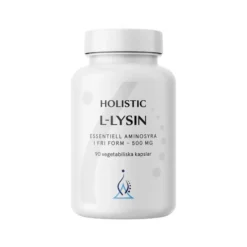L-lysin 500 mg, 90 vegetabiliska kapslar