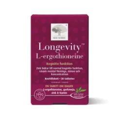 Longevity L-ergothioneine 30 tabletter