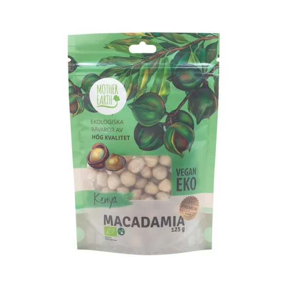 Macadamianötter Premium RAW 125g