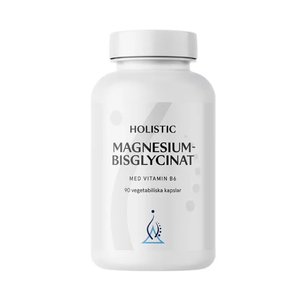 Magnesiumbisglycinat 100mg 90 vegetabiliska kapslar