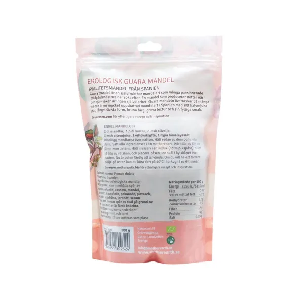 Mandlar Premium Raw 500g