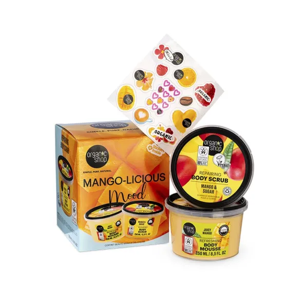 Mango-licious Mood Beauty Set, 250 ml/250 ml