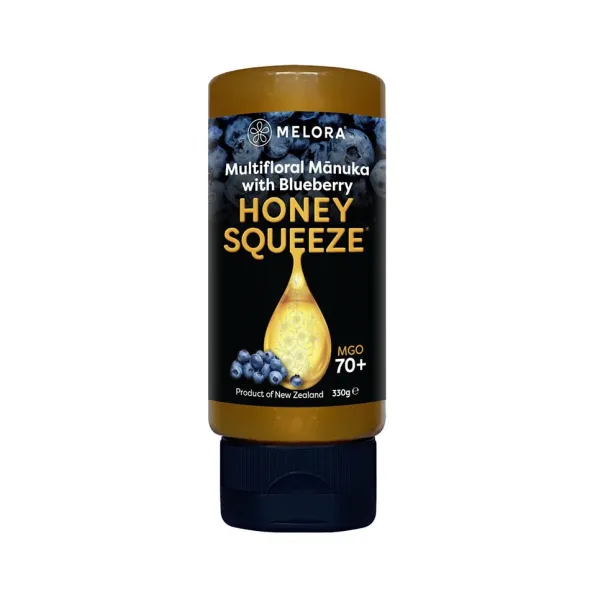 Manuka Honung 70+ MGO Blueberry Squeeze 330g