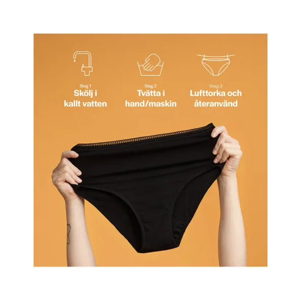 Menstrosa Hög Midja svart