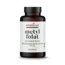 Metylfolat 90 kapslar