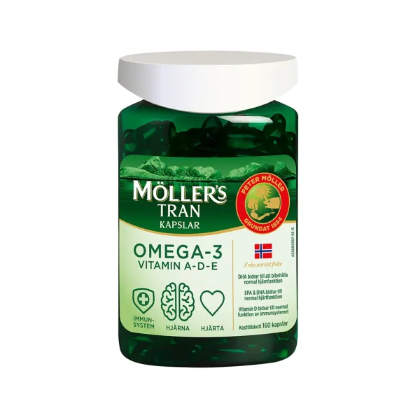 Möllers Trankapslar 160 kapslar