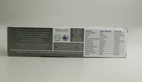 Naturlig Fluorfri Tandkräm Aloe, Tea Tree & Mint 100ml