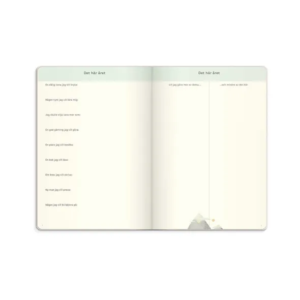 Odaterad kalender beige