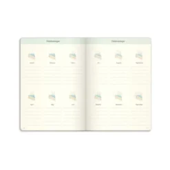 Odaterad kalender beige