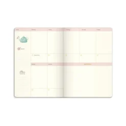 Odaterad kalender beige