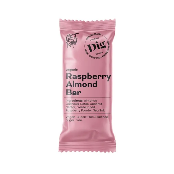 Organic Bar Raspberry & Almond 42g