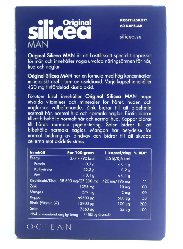 Original Silicea Man 60 kapslar