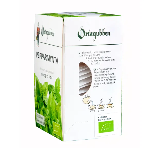 Pepparmynta blad 20 st tepåsar