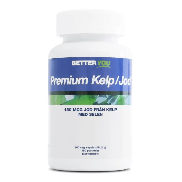 Premium Kelp/Jod 160 kapslar