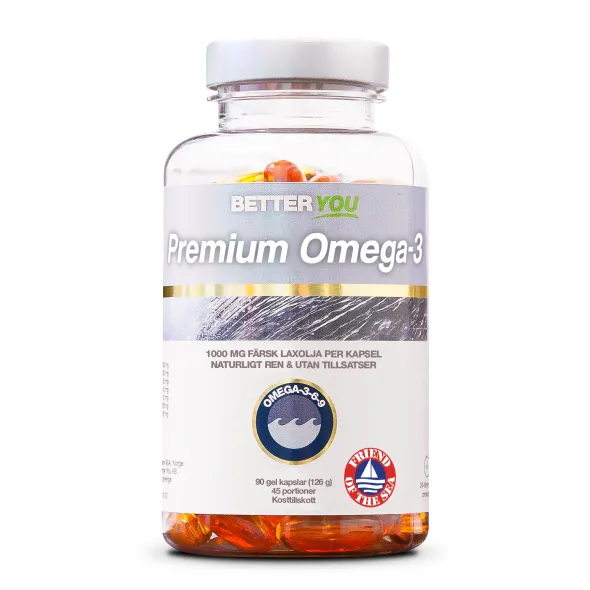 Premium Omega-3 90 kapslar