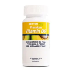 Premium Vitamin B6 100 kapslar