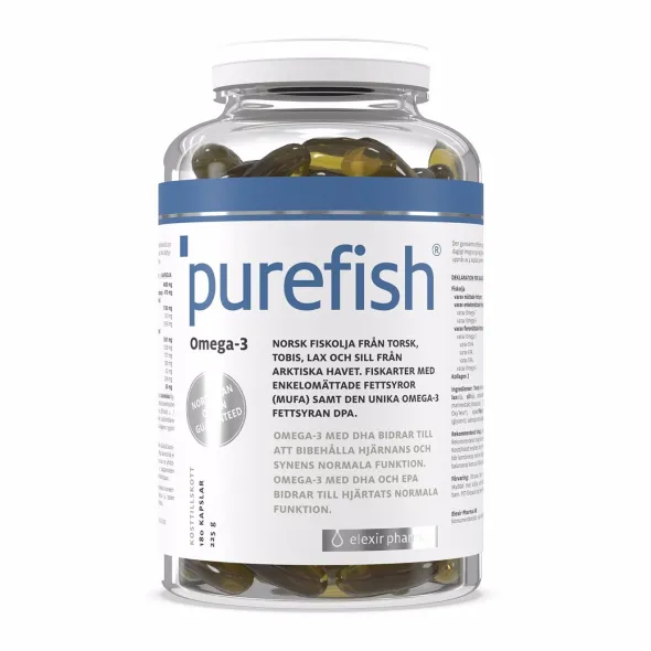 Purefish Omega-3 180 kapslar