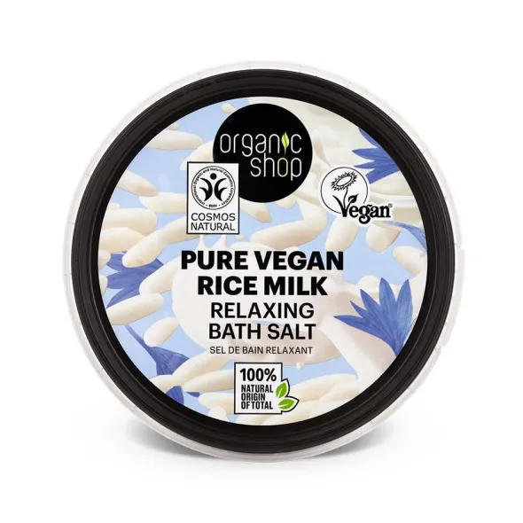 Pure Vegan Rice Milk Relaxing Bath Salt 300g