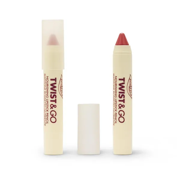 puroBIO TWIST&GO - NOURISHING LIPSTICK PENCIL 2,9g - 501 universal pink