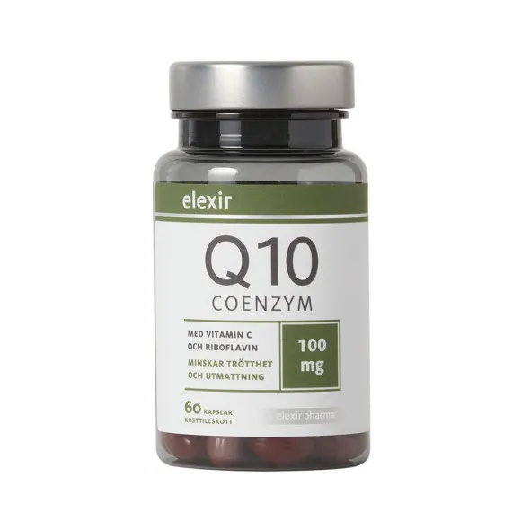 Q10 Coenzym 100mg 60 kapslar