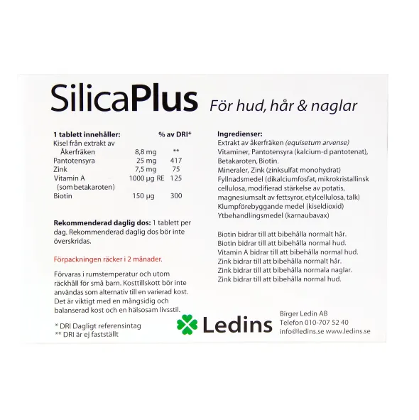 Silica Plus 60 tabletter