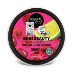 Skin Beauty softening sugar body scrub Cherry & Lime 250ml