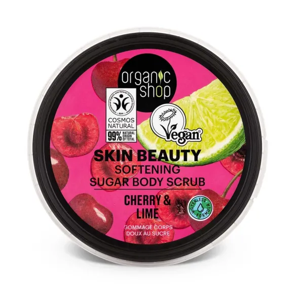 Skin Beauty softening sugar body scrub Cherry & Lime 250ml